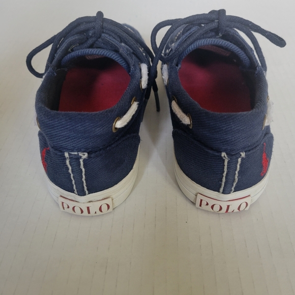 Pool by Ralph Lauren Boat Shoes, Navy Blue, US 13 - Picture 5 of 5